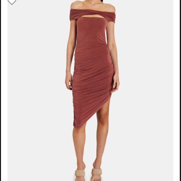 Jonathan Simkhai Off-the-Shoulder Dress - Size M - Picture 1 of 6